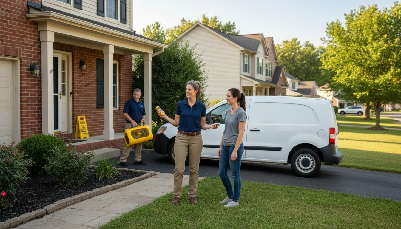 Water restoration image for Water Damage & Restoration Services in Franklin Furnace, OH